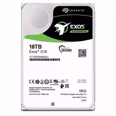 Unité de disque dur 6Gb/S de Seagate Exos X18 ST18000NM000J 18TB SATA