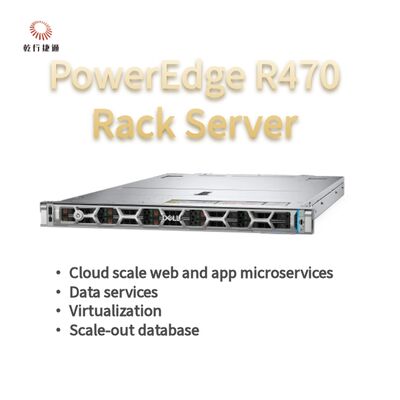 Dell PowerEdge R470 Server with 144 Cores 4TB DDR5 Memory in 1U Rack Form Factor