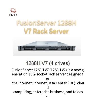 Acheter un serveur d'entreprise pour les entreprises FusionServer 1288H V7 1U Serveur rack à 2 prises