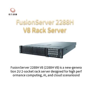 Serveur rack pour le centre de données FusionServer 2288H V8 2U 2 Serveur Socket