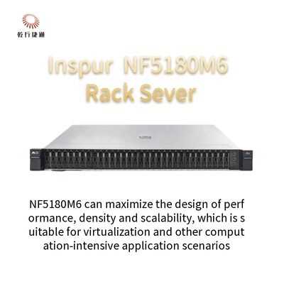 Serveur de bâti de support d'Inspur NF5180M6 1U de serveur de stockage en rayons d'Intel C621A