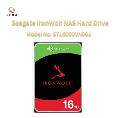 Le numéro de modèle du disque dur Seagate IronWolf® Network-Attached Storage (NAS): ST16000VN001