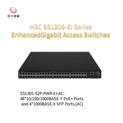 H3C S5130S-EI série S5130S-52P-PWR-EI-AC commutateurs d'accès Gigabit améliorés