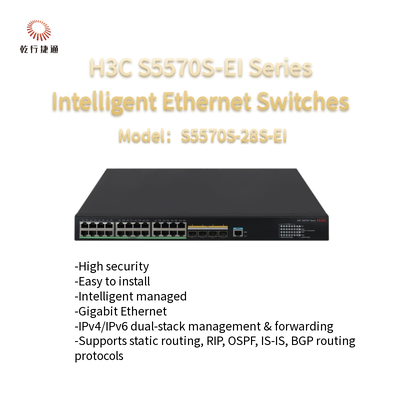 Commutateurs Ethernet intelligents hautes performances H3C S5570S-EI série S5570S-28S-EI