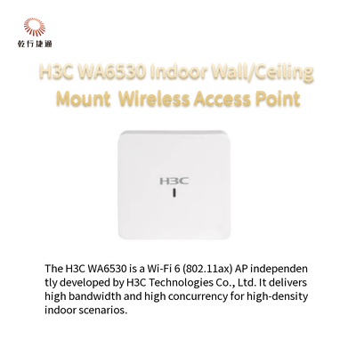 Point d'accès sans fil Wi-Fi 6 (802.11ax) intérieur mural/plafond H3C WA6530