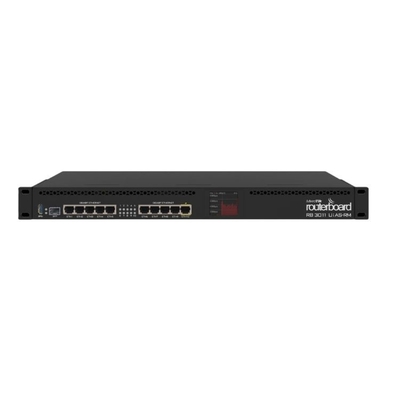 RB3011UiAS-RM 1GB RAM Datacom Switches PoE sur l'unité centrale de traitement 2x1.4GHz du port 10