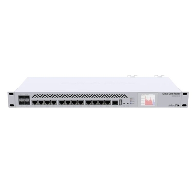 fin de support Rackmount du routeur 8GB RAM CCR1036 12G 4S de noyau de nuage de 1U Mikrotik