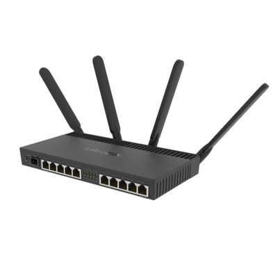 Routeur Rb4011 d'unité centrale de traitement Mikrotik du noyau 1.4Ghz de quadruple de SFP+ 10Gbps MikroTik RB4011