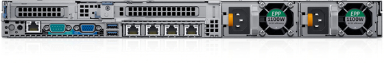 Serveur de support de Dell EMC PowerEdge R640 1U de serveur de stockages de la prise DDR4 2