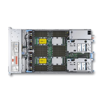 serveur Rackmount de support de 2U GPU Dell Poweredge Server EMC Poweredge R840