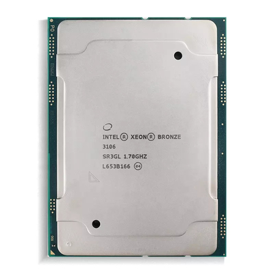 noyau en bronze de gigahertz 8 du processeur 1,70 de 11M Cache Intel Xeon 3106