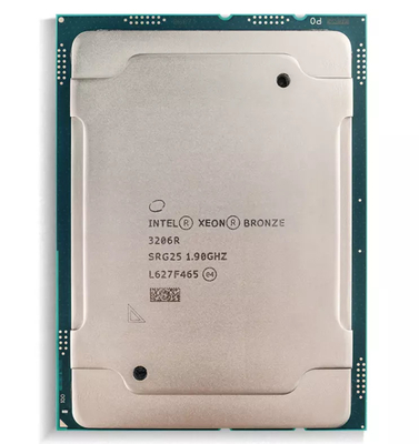 11M 1,9 unité centrale de traitement en bronze de serveur du noyau 3206R 8 d'Intel Xeon de processeur d'unité centrale de traitement de gigahertz INTEL
