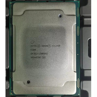 Argent 4108 d'Intel Xeon processeur Xeon 4108 d'unité centrale de traitement de 1,8 gigahertz INTEL