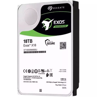 Unité de disque dur 6Gb/S de Seagate Exos X18 ST18000NM000J 18TB SATA