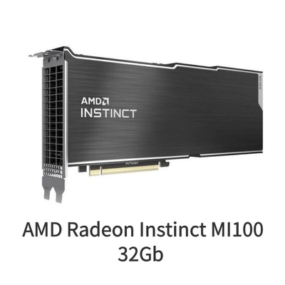 Bit de la carte graphique 1.2GHz 4096 de l'instinct Mi100 HBM2 32GB d'AMD Radeon