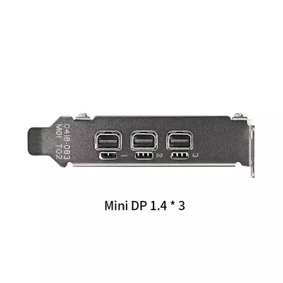Carte graphique trois Mini Display Port de NVIDIA T400 4GB 2GB GDDR6 Geforce
