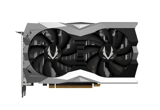 fan jumelle de GeForce RTX 2060 de JEU de la carte graphique ZOTAC de 14Gbps 6GB Geforce
