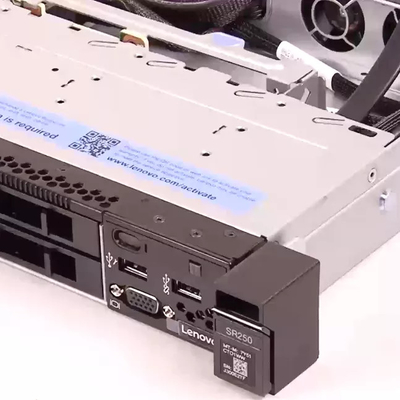 Serveur de stockage en rack ThinkSystem SR250 V2 4SFF Processeur Intel Xeon E-2378G