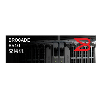 Port du commutateur 16G 32gb 24 de la Manche de fibre du brocard 6510