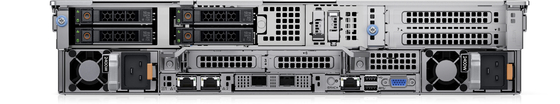 2U 64GB EMC R750 Dell Poweredge Server 34 fentes de DDR4 DIMM