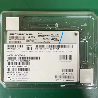 C.C P4510 2,5 U.2 NVMe PCIe SSDPE2KX040T8 SSDPE2KX040T801 de disque transistorisé d'Intel 4TB de serveurs