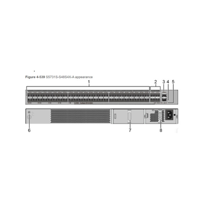Commutateurs S5731S-S48P4 X-A For Network de la télématique de Huawei