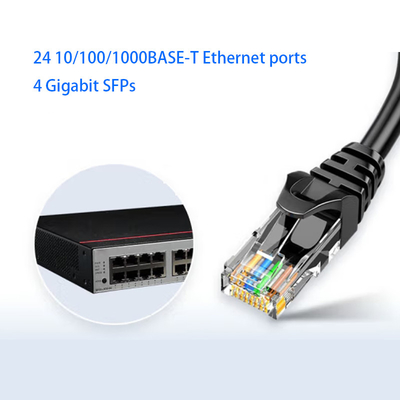 S5735S-L24T4S-QA2 Commutateur Huawei 24 ports Gigabit Ethernet + 4 ports en fibre optique Gigabit
