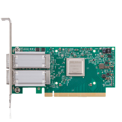 Connexion de la carte d'adaptateur Ethernet X-4 Lx EN MCX4121A-ACAT GPU 2×25GbE SFP28 PCIe 3.0×8