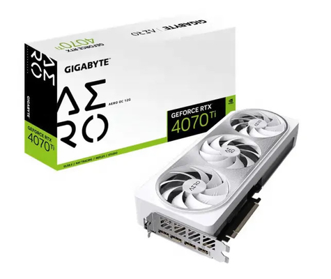 rand Nouveau NVIDIA GeForce RTX 4070 TIAERO OC 12G GPU Bureau PCI Express Interface HD DP DisplayPort Sortie 8 Go vidéo mémo