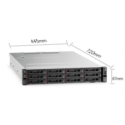 Le serveur de rack Lenovo HR650X 2U est en or 5218*2/128G/480G+4*1.2T/R730-8i