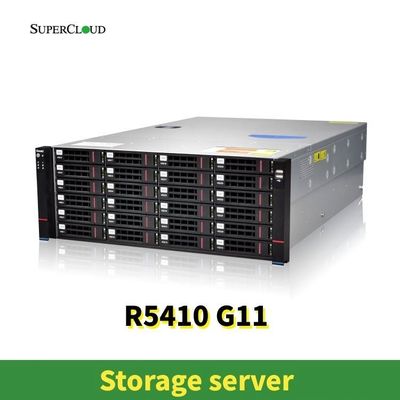 Serveur de stockage à support élevé avec deux ports Ethernet RJ-45 de 10/100/1000 Mb et 24 X 2.5 ′′ Drive Bays