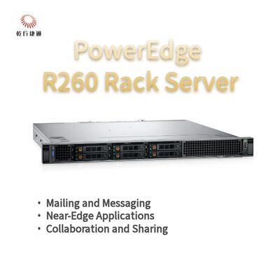 Dell PowerEdge R260 Serveur de stockage rack, serveur de stockage de données, serveur de stockage personnalisé