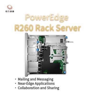 Dell PowerEdge R260 Serveur de stockage rack, serveur de stockage de données, serveur de stockage personnalisé
