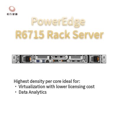 Dell PowerEdge R6715 Serveur rack, serveur de stockage personnalisé, serveur bidirectionnel