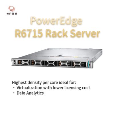 Dell PowerEdge R6715 Serveur rack, serveur de stockage personnalisé, serveur bidirectionnel