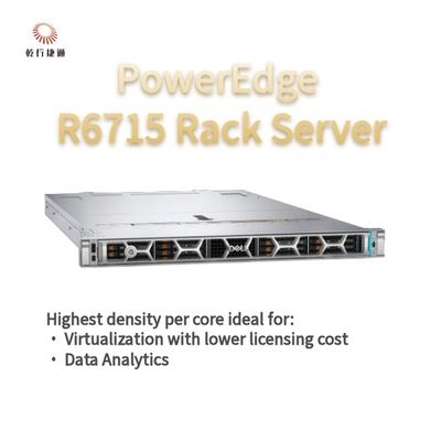 Dell PowerEdge R6715 Serveur rack, serveur de stockage personnalisé, serveur bidirectionnel