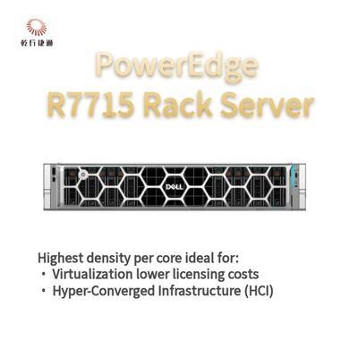 Serveur de stockage en rack Dell PowerEdge R7715, serveur de stockage personnalisé, serveur 2 voies