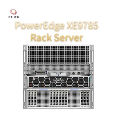 Serveur rack PowerEdge XE9785 Serveurs IA puissants pour l'entraînement et l'inférence de modèles IA, serveur de stockage personnalisé, serveur 2 voies