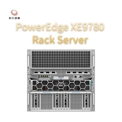 PowerEdge XE9780 Rack Server Conçu pour la formation et l'inférence des modèles d'IA Serveurs d'IA refroidis par air, serveur de stockage personnalisé, serveur bidirectionnel