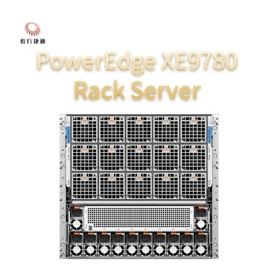 PowerEdge XE9780 Rack Server Conçu pour la formation et l'inférence des modèles d'IA Serveurs d'IA refroidis par air, serveur de stockage personnalisé, serveur bidirectionnel