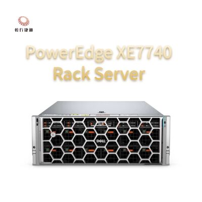 PowerEdge XE7740 Rack Server Accélération flexible de l'IA Le PowerEdge XE7740 permet des informations d'IA d'entreprise avec des configurations de GPU PCIe refroidies par air flexibles pour l'inférence et le réglage fin du modèle