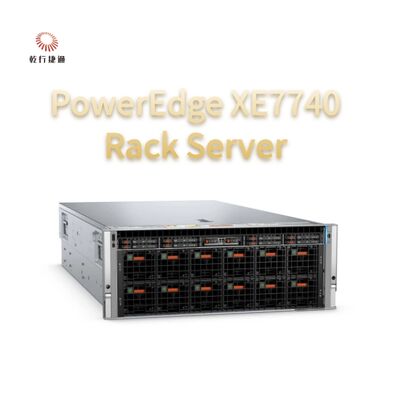 PowerEdge XE7740 Rack Server Accélération flexible de l'IA Le PowerEdge XE7740 permet des informations d'IA d'entreprise avec des configurations de GPU PCIe refroidies par air flexibles pour l'inférence et le réglage fin du modèle