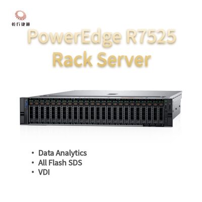 Serveur rack 2U PowerEdge R7525, Ventes de serveurs de stockage, Exportateur de racks de serveurs 2U