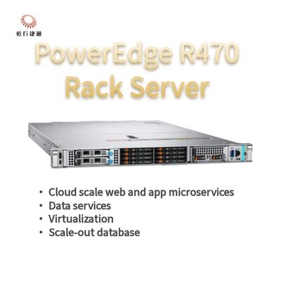 Dell PowerEdge R470 Server with 144 Cores 4TB DDR5 Memory in 1U Rack Form Factor