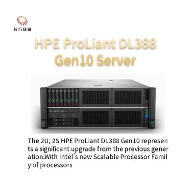 Serveur informatique d'entreprise à l'épreuve du temps HPE DL388 Gen10 Rack Server