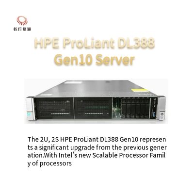 Serveur informatique d'entreprise à l'épreuve du temps HPE DL388 Gen10 Rack Server