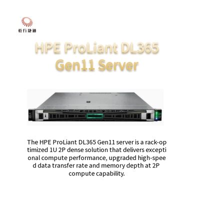 Serveur HPE ProLiant DL365 Gen11 1U 2P, solution dense, serveur évolutif pour les entreprises en croissance