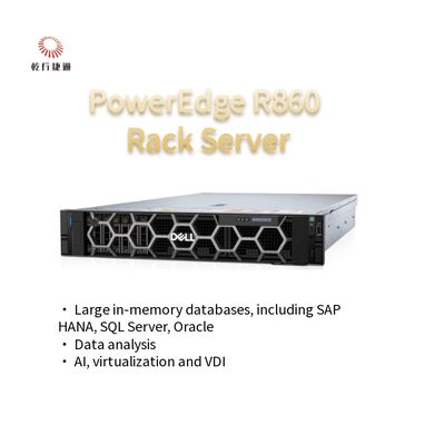 Serveur rack PowerEdge R860 Processeur Intel Xeon 2u Serveur rack fournisseurs