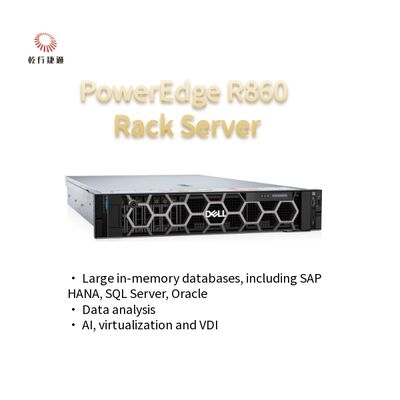 Serveur rack PowerEdge R860 Processeur Intel Xeon 2u Serveur rack fournisseurs