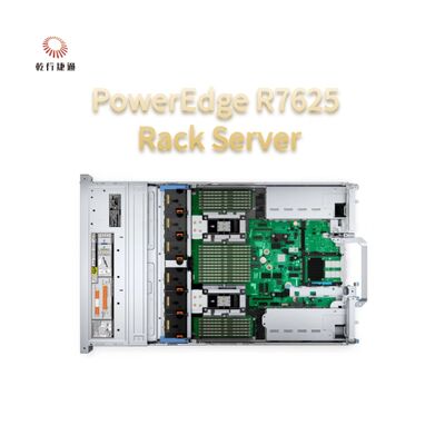 2U Deux prises de courant PowerEdge R7625 Rack Serveur 4ème génération AMD EPYCTM Processeurs jusqu'à 8x PCIe Gen5 Slots 12 X 2,5 " SSD SATA/SAS